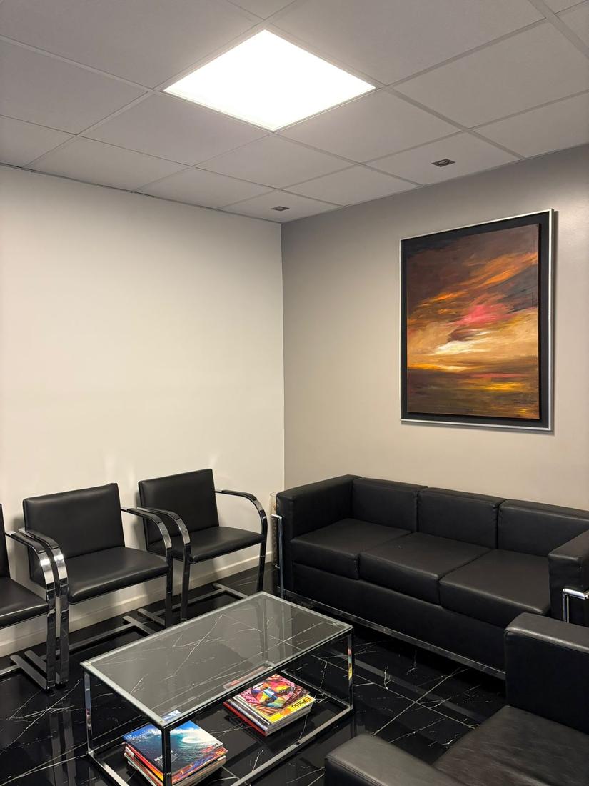 Sala de espera del estudio